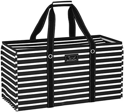 SCOUT Errand Boy - Extra Large Lightweight Utility Tote with Breakaway Zipper - Collapsible Grocery and Market or Beach Tote