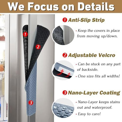 Refrigerator Door Handle Covers, Performance Appliance Handle Covers, Non-Slip - Image 4