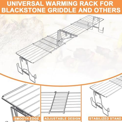Adjustable Griddle Warming Rack - Image 4