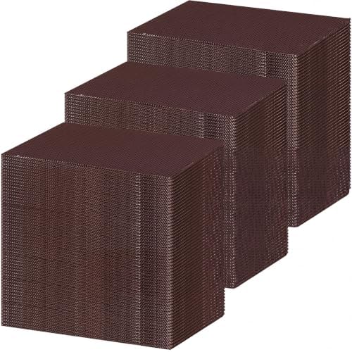 Reallnaive 100 Pack Griddle Screens 4x5.5 Grill Pads by Reallnaive