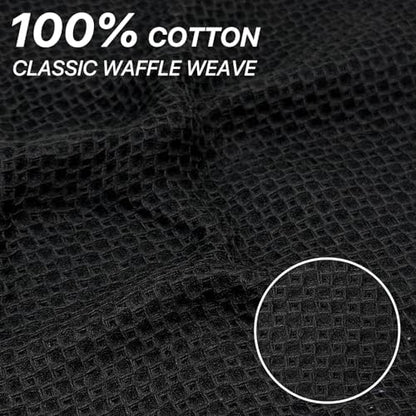 100% Cotton Waffle Weave Kitchen Towels, 8 Pack Dish Cloths - Image 2