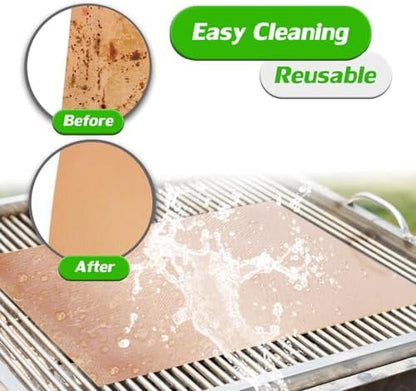 Copper Grill Mats for Gas Grill, 15.75 x 13 Inch - Image 5