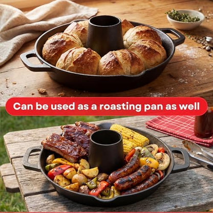 Cast Iron Vertical Chicken Roaster - Image 5