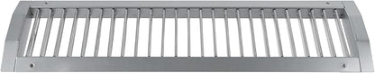 Repa Market 21" x 5" Inch Air Grille for Round Spiral Ducts - Adjustable Single Louvre Blade - Galvanized Ventilation Cover - Side Fit Round Surface Canal Ducting from 9.84" to 35.43" Inches