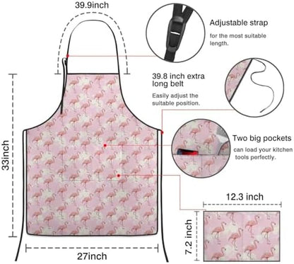 Flamingo Kitchen Cooking Apron - Image 6