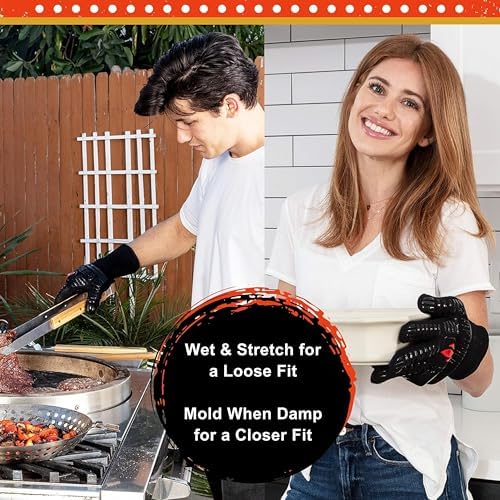 GRILL HEAT AID Grill Gloves Heat Proof - Image 6
