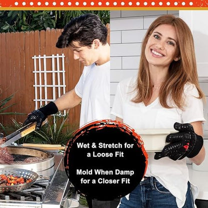 GRILL HEAT AID Grill Gloves Heat Proof - Image 6