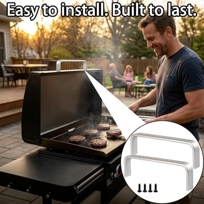 Hard Cover Handles for Blackstone Griddle: 2 Pack 6.5 Inch Aluminum Handle - Image 6