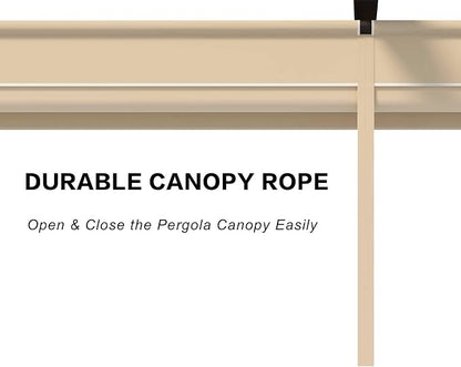 Pergola Shade Cover Replacement Canopy Top Compatible - Image 8