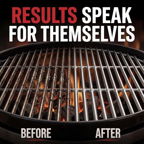 Grill Brush Bristle Free with Scraper - Image 5
