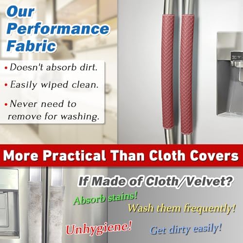 Refrigerator Door Handle Covers, Performance Appliance Handle Covers, Non-Slip - Image 2