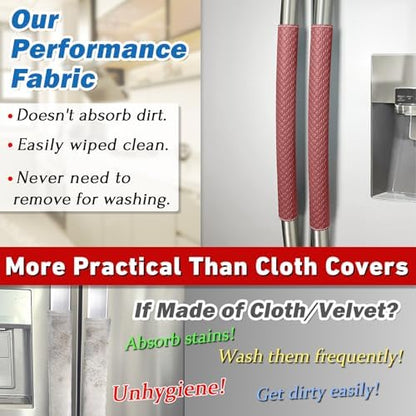 Refrigerator Door Handle Covers, Performance Appliance Handle Covers, Non-Slip - Image 2