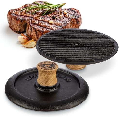 Grill Press and Steak Weight by KingsCountyTools