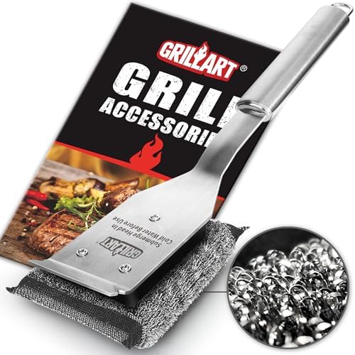 GRILLART Grill Brush Bristle Free, Safe Grill Brush by GRILLART