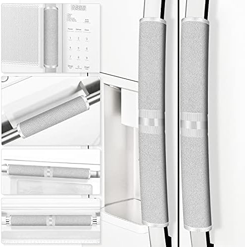 Refrigerator Door Handle Covers, Keep Your Kitchen Appliance Clean from Food by ELCOOR