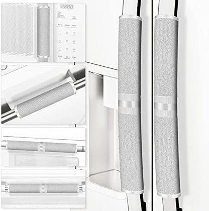 Refrigerator Door Handle Covers, Keep Your Kitchen Appliance Clean from Food by ELCOOR