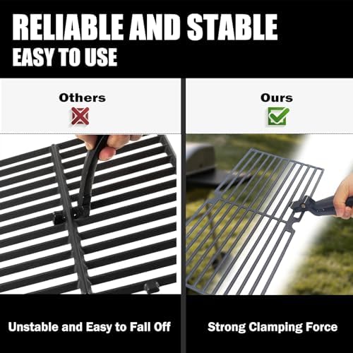 Grill Grate Lifter for Charcoal Grills, Gas Grills, Grilling Gifts for Men - Image 3