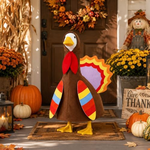 Porch Goose Outfits for 23" Lawn Goose Statue, Spring Summer Fall Winter Porch - Image 2