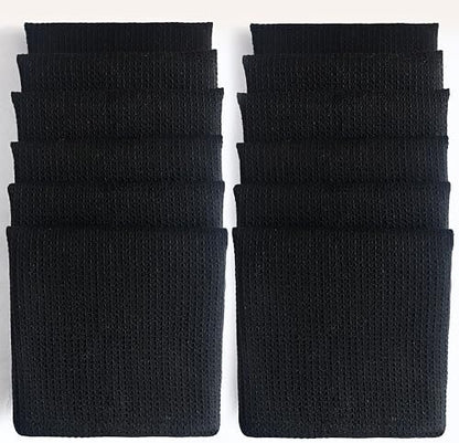 Black Cotton Cleaning Rags For Housekeeping - Image 2