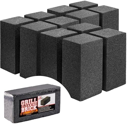 Commercial Grade Grill Cleaning Brick Bulk 12 Pack by Avant Grub. Pumice Stone by FoodRestaurantSupplies