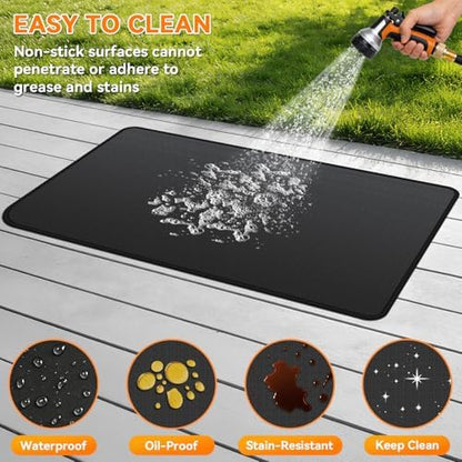 72 x 39 Inch Under Grill Mats for Blackstone Griddle Deck Protector - Image 5