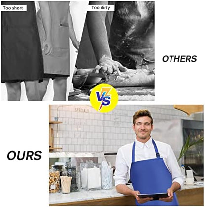 Waterproof Rubber Apron Adjustable Dishwasher Apron - Image 6