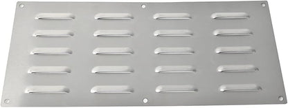 Stainless Steel Venting Panel for Outdoor Kitchens Grill Accessory, 15 Inch by 6-1/2 Inch