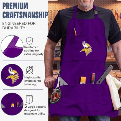 Team Sports America NFL Ultimate Grilling Apron - Image 4
