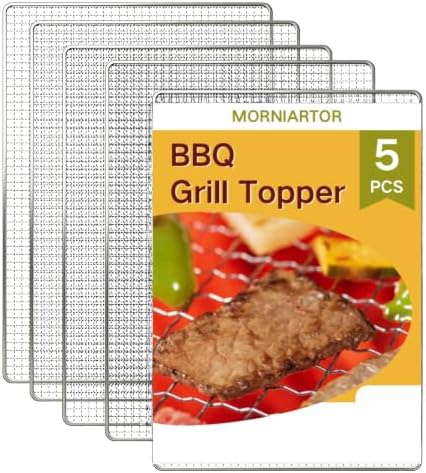 Grill Topper, 14×10 Inch Mesh Baking Tray, Baking Rack Replacement Pad by Unknown