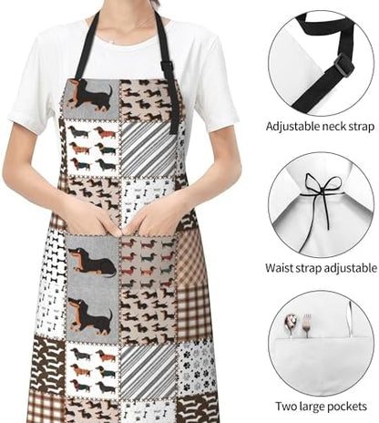 Art Apron with Pocket for Women Men - Image 2