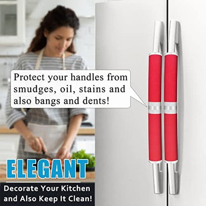 Refrigerator Door Handle Covers, Keep Your Kitchen Appliance Clean from Food - Image 3