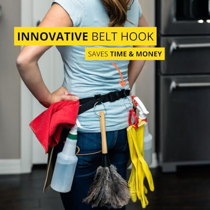 Waterproof Cleaning Apron for Housekeeping, 5-Pocket Caddy Belt - Image 6