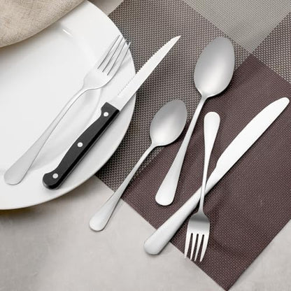 36 Piece Dinner Forks Set, Food-Grade Stainless Steel Forks Silverware - Image 5