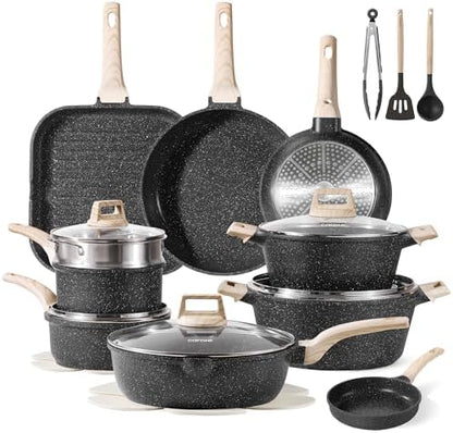 CAROTE 26pcs Nonstick Pots and Pans Set, Cookware Sets, by CAROTE