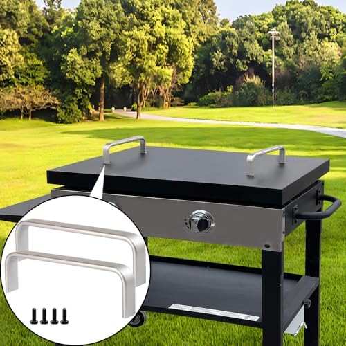 Hard Cover Handles for Blackstone Griddle: 2 Pack 6.5 Inch Aluminum Handle - Image 7