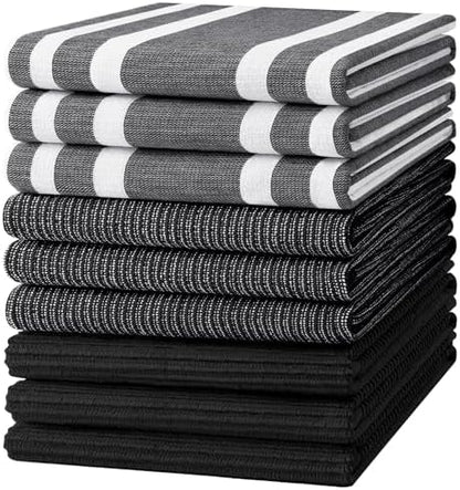 Homaxy Cotton 380 GSM Premium Kitchen Towels, 9 Pack by Homaxy