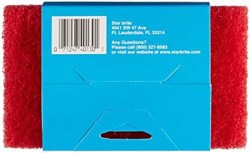 STAR BRITE Red Scrub Pad with Interchangeable Handle - Image 3