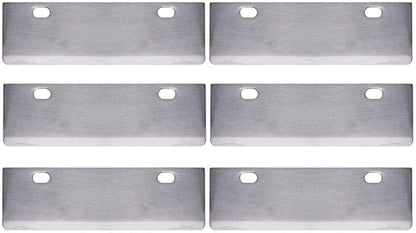 Grill Scrapers Blade Replacement Heavy Duty Rust Grill Blades Outdoor BBQ Tools & Accessories Blades Pack of 6.