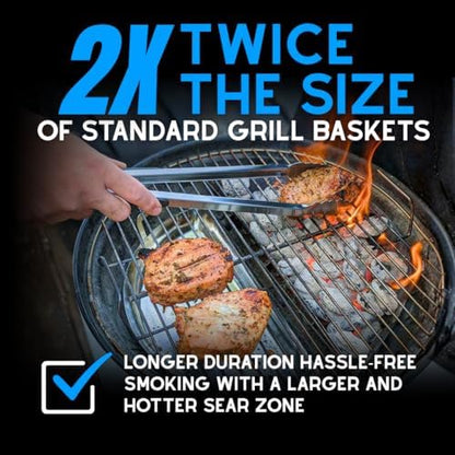 SnS Grills Slow ’N Sear Charcoal Basket Insert - Image 4