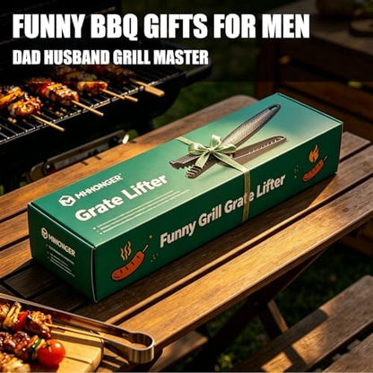 Grill Grate Lifter for Charcoal Grills, Gas Grills, Grilling Gifts for Men - Image 6