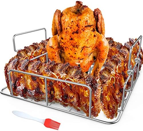 Beercan Chicken Roaster & Rib Rack by RUSFOL