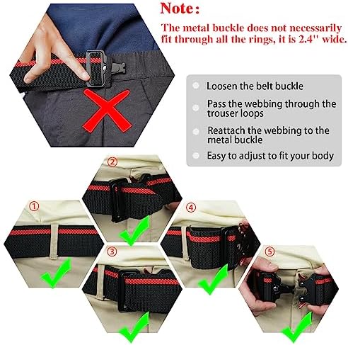 KUNN 2-Inch Work Tool Belt for Men - Image 4