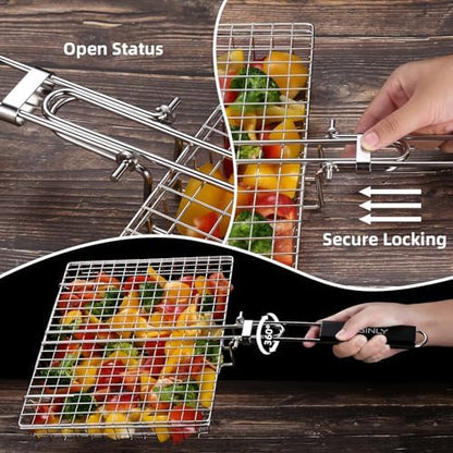 Eisinly BBQ Grilling Basket for Outdoor Grill - Image 5