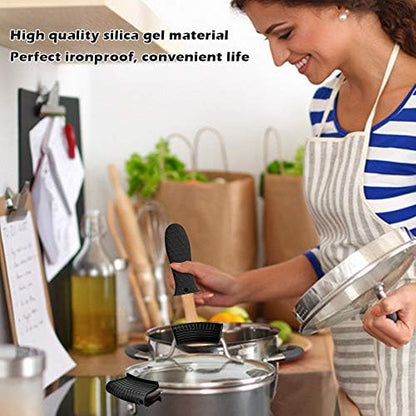 Silicone Hot Handle Holder, Heat Resistant Potholder Cookware Handle Cast Iron - Image 5