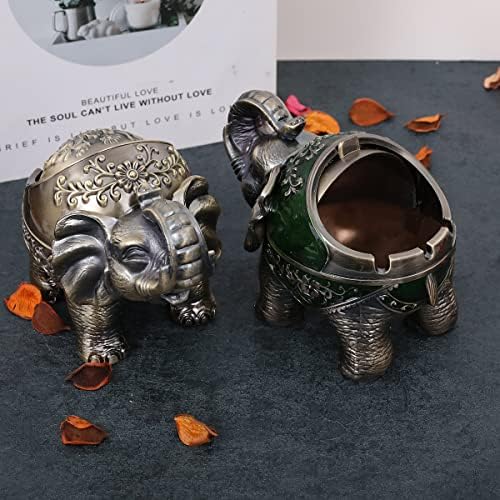 Elephant Outdoor Ashtray Metal Ashtray - Image 7