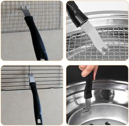 Alasum 6pcs Stainless Steel Grill Grate Lifters and Grippers - Image 7