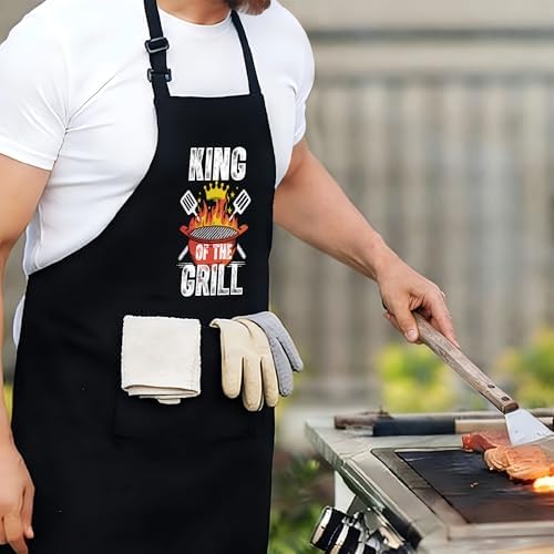 Funny Aprons For Men, Father's Fathers Day Kitchen Gifts For Dad Father Daddy - Image 3