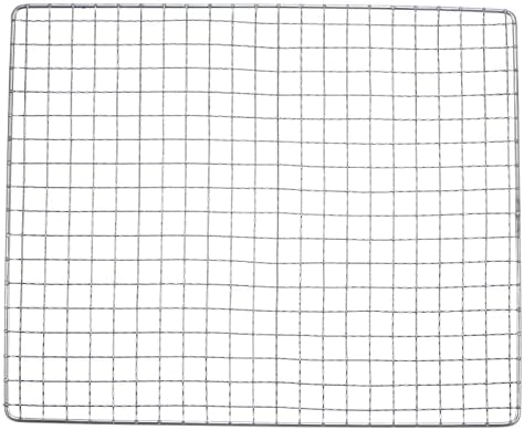 HARFINGTON Square BBQ Grill Net 12.6"x10.2" Stainless Steel Cross Wire Barbecue by HARFINGTON