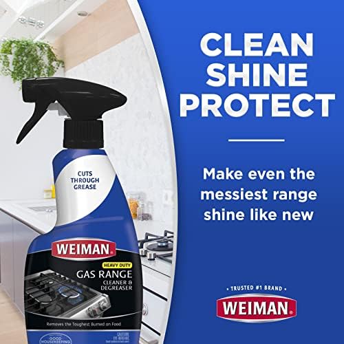 Weiman Heavy Duty Gas Range & Stove Top Cleaner and Degreaser - Image 3