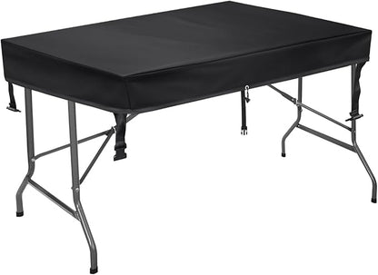 TOHONFOO Rectangular Folding Table Cover - Waterproof Anti-UV Outdoor Table Covers - Outdoor Table Cover 72" L x 30" W x 6" H